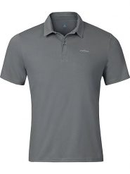 Odlo Funkcyjna koszulka polo "Carada" w kolorze szarym rozmiar: M. Szare koszulki polo męskie Odlo, m, z materiału, bez ramiączek, outdoorowe. Za 114.17 zł.