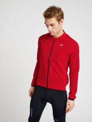 Kurtka Newline Core. Czerwone kurtki męskie Newline, l, bez wzorów, z poliamidu, eleganckie, bez kaptura. Za 489.50 zł.
