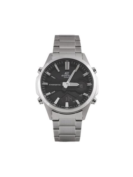 Casio Zegarek Edifice EFV-C120D-1AEF Srebrny. Szare, analogowe zegarki męskie Casio, srebrne. Za 459.99 zł.