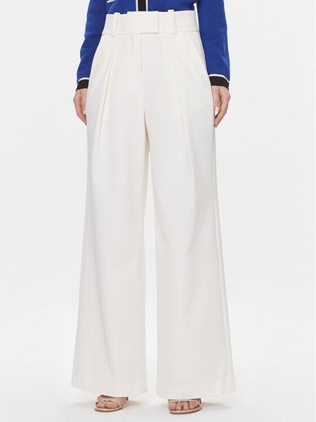 IVY OAK Spodnie materiałowe Peony IO1100X5121 Écru Regular Fit. Spodnie materiałowe damskie Ivy & Oak, bez wzorów, z bawełny. Za 499.99 zł.