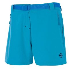 Damskie spodenki trekkingowe i turystyczne BIELSA II Izas. Niebieskie szorty damskie IZAS, bez wzorów, z nylonu, sportowe. W wyprzedaży za 226.04 zł.