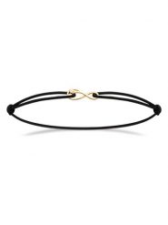 L'Atélier Précieux Bransoletka z elementem ozdobnym rozmiar: onesize. Czarne bransoletki damskie L'Atélier Précieux, z mosiądzu. Za 86.99 zł.