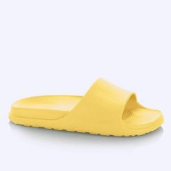 Klapki basenowe Lemigo Breeze. Żółte klapki damskie Lemigo, z materiału. Za 49.00 zł.