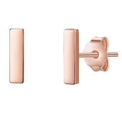 Glanzstücke München Srebrne kolczyki sztyfty srebro wysokiej próby żółte złoto Kolczyki 1 ct Damski. Szare kolczyki damskie Glanzstücke München, pozłacane, na sztyftcie. Za 169.99 zł.