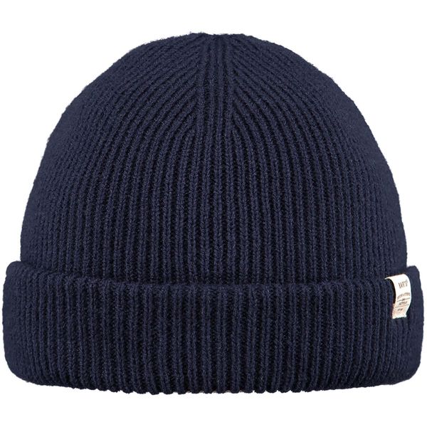 Czapka Barts Kinyeti. Niebieskie czapki męskie Barts, bez wzorów, z materiału, eleganckie. Za 143.00 zł.