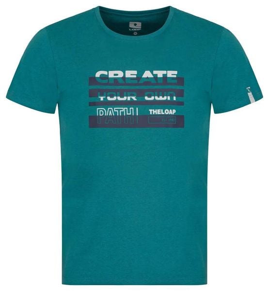 T-shirt m19ski Loap Benul. Zielone t-shirty męskie LAP, na lato, m, bez wzorów, z bawełny, bez kołnierzyka. Za 131.99 zł.