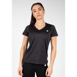Elmira V-Neck Koszulka - Czarny. Czarne bluzki damskie GORILLA WEAR, s, bez wzorów, bez ramiączek. Za 170.00 zł.