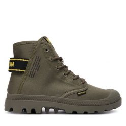 Trapery Palladium. Zielone trapery damskie Palladium, bez obcasa. Za 389.99 zł.