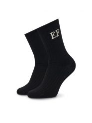 Elisabetta Franchi Skarpety długie CZ-11A-67E2 Czarny. Czarne skarpetki damskie Elisabetta Franchi, bez wzorów. Za 389.99 zł.