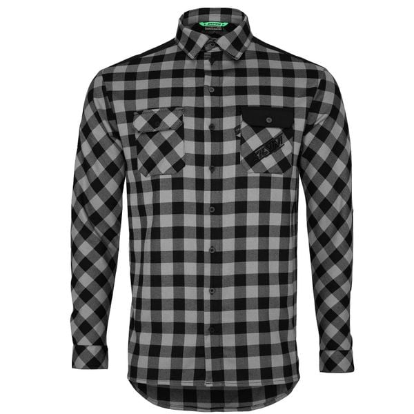 Koszula flanelowa męska SILVINI Men Shirt FARINI. Czarne koszule męskie Silvini, m, bez wzorów, bez kołnierzyka, bez ramiączek. Za 238.59 zł.