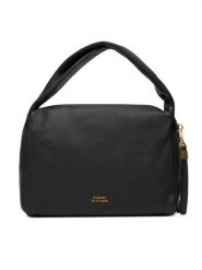 Tommy Hilfiger Torebka City Leather Shoulder Bag AW0AW18152 Czarny. Czarne torebki klasyczne damskie Tommy Hilfiger, bez wzorów, ze skóry, bez dodatków. Za 849.99 zł.
