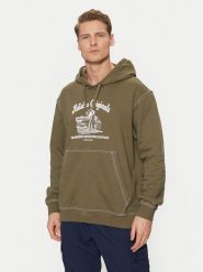Adidas Bluza Wabash JP4482 Zielony Loose Fit. Zielone bluzy bez kaptura męskie Adidas, m, z bawełny. Za 229.99 zł.