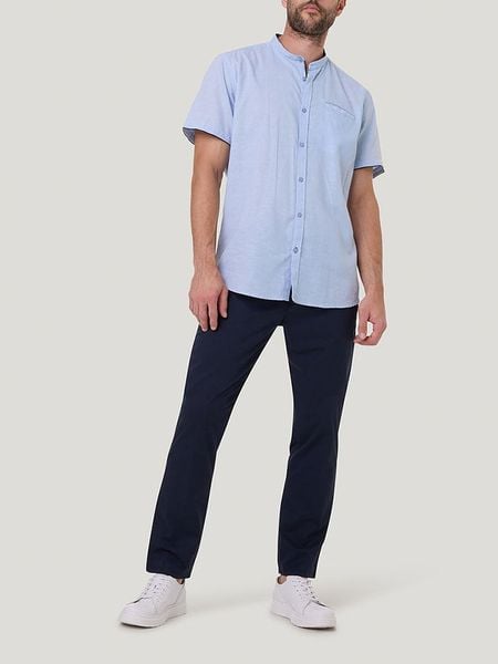 Pioneer Koszula w kolorze jasnoniebieskim rozmiar: 4XL. Niebieskie koszule męskie Pioneer, xl, bez wzorów, bez kołnierzyka, bez ramiączek. Za 77.95 zł.