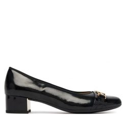 Czółenka Ara. Czarne czółenka damskie Ara, bez wzorów, bez obcasa. Za 589.99 zł.