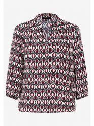 More & More Bluzka w kolorze czerwono-granatowo-białym rozmiar: 40. Białe bluzki damskie MORE & MORE, s, bez wzorów, z wiskozy, klasyczne, bez kołnierzyka, bez ramiączek. Za 69.99 zł.