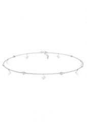 Elli Damski Choker soliter błyszczący Geo z kryształami w srebrze 925 sterling silver Naszyjniki 1 ct. Szare naszyjniki damskie Elli, na co dzień, srebrne. Za 228.99 zł.