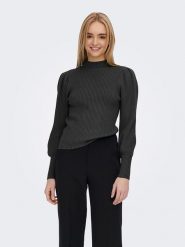 ONLY Sweter w kolorze antracytowym rozmiar: XS. Czarne golfy damskie Only, xs, bez wzorów, bez ramiączek. Za 43.78 zł.