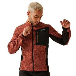 Męska Bluza Polarowa Baslinn Marl Z Pełnym Zamkiem Błyskawicznym. Czarne bluzy bez kaptura męskie Regatta, m, z polaru. Za 97.99 zł.