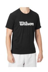 Koszulka Wilson Team Graphic. Czarne t-shirty sportowe męskie Wilson, m, z materiału, bez ramiączek, do biegania. Za 145.00 zł.