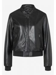 More & More Skórzana kurtka w kolorze czarnym rozmiar: 44. Czarne kurtki damskie MORE & MORE, bez wzorów, bez kaptura. Za 367.22 zł.