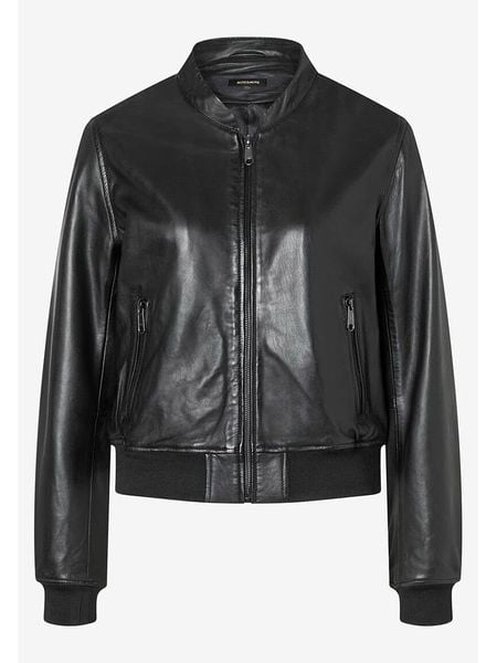 More & More Skórzana kurtka w kolorze czarnym rozmiar: 44. Czarne kurtki damskie MORE & MORE, bez wzorów, bez kaptura. Za 367.22 zł.