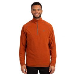 Bluza Polarowa Męska Keynote Anti Pilling 1/4. Brązowe bluzy z kapturem męskie Trespass, na zimę, l, z dzianiny. Za 84.99 zł.