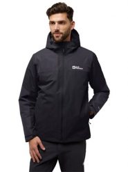 Jack Wolfskin Kurtka funkcyjna "Jasper" w kolorze czarnym rozmiar: L. Czarne kurtki outdoor męskie Jack Wolfskin, l, bez wzorów, z materiału, bez kaptura. Za 652.68 zł.