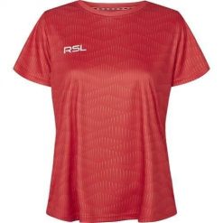 Koszulka treningowa damska RSL Kate. Czerwone bluzki sportowe damskie RSL, l, bez wzorów, bez ramiączek. Za 214.00 zł.