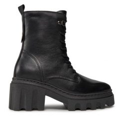 Trapery Tamaris. Czarne trapery damskie Tamaris, bez obcasa. Za 499.99 zł.
