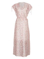 MOSS COPENHAGEN Sukienka "Isadora" w kolorze jasnoróżowym rozmiar: XL. Różowe sukienki damskie MOSS COPENHAGEN, xl, bez wzorów, bez kołnierzyka, bez ramiączek, maxi. Za 219.08 zł.