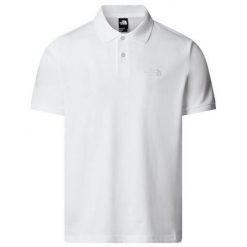 Koszulka turystyczna męska The North Face M Essential Regular Polo. Białe koszulki polo męskie The North Face, m, bez wzorów, bez ramiączek. Za 146.00 zł.