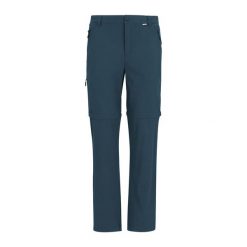 Męskie Lekkie Spodnie Podróżne Cargo Odstraszające Owady. Szare spodnie materiałowe męskie Regatta, bez wzorów, z elastanu. Za 251.99 zł.