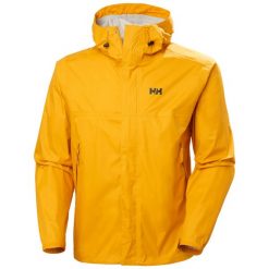 Kurtka wodoodporna Helly Hansen Loke. Żółte kurtki męskie Helly Hansen, l, bez wzorów, sportowe, bez kaptura. W wyprzedaży za 366.95 zł.