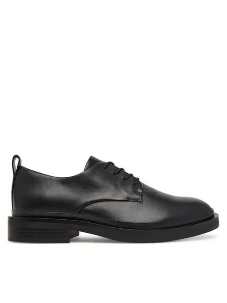Clarks Oxfordy Previa Lace 26327263 Czarny. Czarne półbuty damskie Clarks, bez wzorów, ze skóry, bez obcasa. Za 389.99 zł.