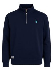 U.S. Polo Assn. Bluza w kolorze granatowym rozmiar: M. Niebieskie bluzy bez kaptura męskie U.S. Polo Assn., m, z bawełny. Za 146.45 zł.