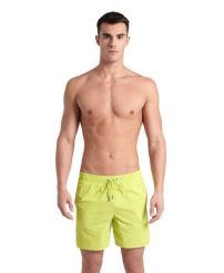 Spodenki szorty męskie krótkie plażowe Arena Solid Boxer. Zielone kąpielówki męskie Arena, m, z aplikacjami, z materiału, na fitness i siłownię. Za 121.98 zł.