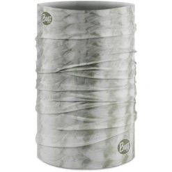 Komin na szyję - Bandana BUFF Coolnet UV® z ochroną UV. Szare szaliki i kominy damskie Buff, bez wzorów. Za 91.95 zł.
