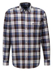 FYNCH-HATTON Koszula - Casual fit - w kolorze granatowo-białym rozmiar: 3XL. Niebieskie koszule męskie Fynch-Hatton, xl, bez wzorów, z bawełny, bez kołnierzyka, bez ramiączek. Za 100.99 zł.