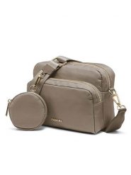 Puccini Torebka "Pulse" w kolorze szarobrązowym - 23 x 19 x 8 cm rozmiar: onesize. Brązowe torebki klasyczne damskie Puccini, bez wzorów, z materiału, bez dodatków. Za 77.99 zł.