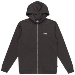 Bluza dresowa sportowa męska Arch Hoodie. Niebieskie bluzy bez kaptura męskie Billabong, bez wzorów, z bawełny, sportowe, bez kołnierzyka, bez ramiączek. Za 129.99 zł.