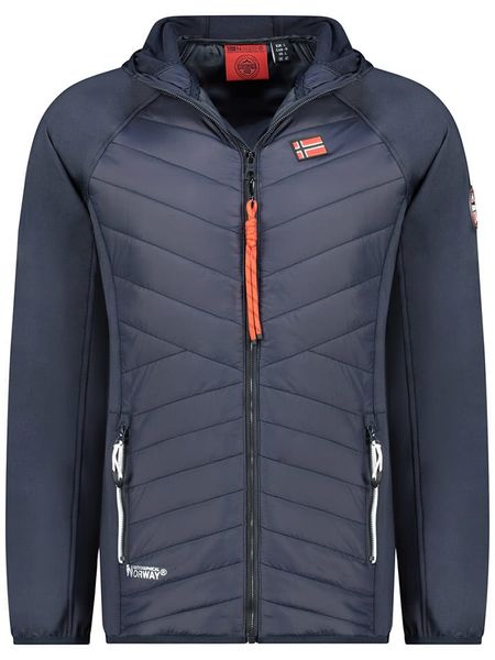 Geographical Norway Kurtka przejściowa "Trollo" w kolorze granatowym rozmiar: L. Niebieskie kurtki męskie Geographical Norway, l, bez wzorów, bez kaptura. Za 170.07 zł.