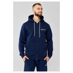 Męska bluza dresowa z kapturem Rough Radical Track Hoodie Zip. Niebieskie bluzy sportowe męskie ROUGH RADICAL, m, z dresówki. W wyprzedaży za 189.99 zł.