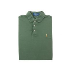 Second life - Koszulka polo męska z krótkim rękawem Classic Fit - Stan dobry. Zielone koszulki polo męskie Ralph Lauren, l, bez ramiączek, na golfa. Za 122.16 zł.