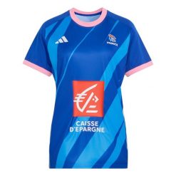 Koszulka domowa damska Francji 2026/27. Niebieskie t-shirty damskie Adidas, l, bez wzorów, z dzianiny, bez kołnierzyka. Za 382.00 zł.