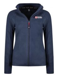 Canadian Peak Kurtka polarowa "Tugeak" w kolorze granatowym rozmiar: XL. Niebieskie kurtki damskie Canadian Peak, xl, bez wzorów, z materiału, bez kaptura. Za 87.81 zł.