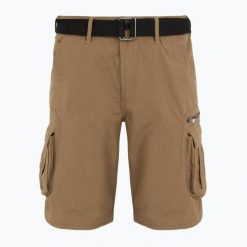 Spodenki męskie KADVA PathGear. Brązowe szorty męskie KADVA, z bawełny, bez kołnierzyka. Za 129.99 zł.