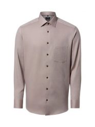 OLYMP Luxor modern Fit Koszula Mężczyźni Modern Fit Bawełna beżowy, 40. Brązowe koszule męskie OLYMP Luxor modern Fit, m, bez wzorów, z bawełny, bez kołnierzyka, bez ramiączek. Za 279.95 zł.