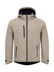 Clique Classic Softshell 2 w 1 kurtka/bezrękawnik z recyklingowanego poliestru. Brązowe kurtki damskie CLIQUE, m, bez wzorów, z polaru. Za 375.27 zł.