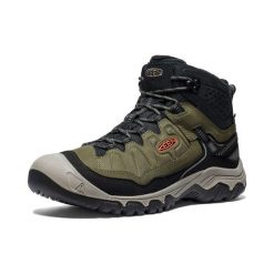 Buty trekkingowe Keen Targhee IV. Zielone buty trekkingowe męskie Keen, z materiału, bez zapięcia, trekkingowe. Za 433.55 zł.