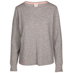 Damska koszulka z długim rękawem Trespass Karen. Szare t-shirty damskie Trespass, l, bez wzorów, z tkaniny, bez kołnierzyka. Za 173.75 zł.